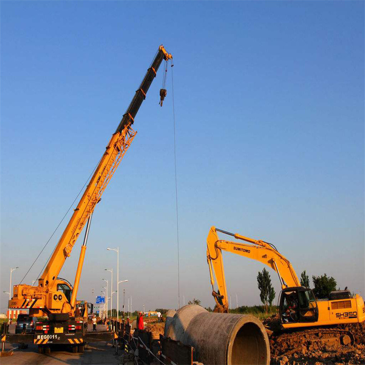 邵原镇挖机用吊车怎么吊